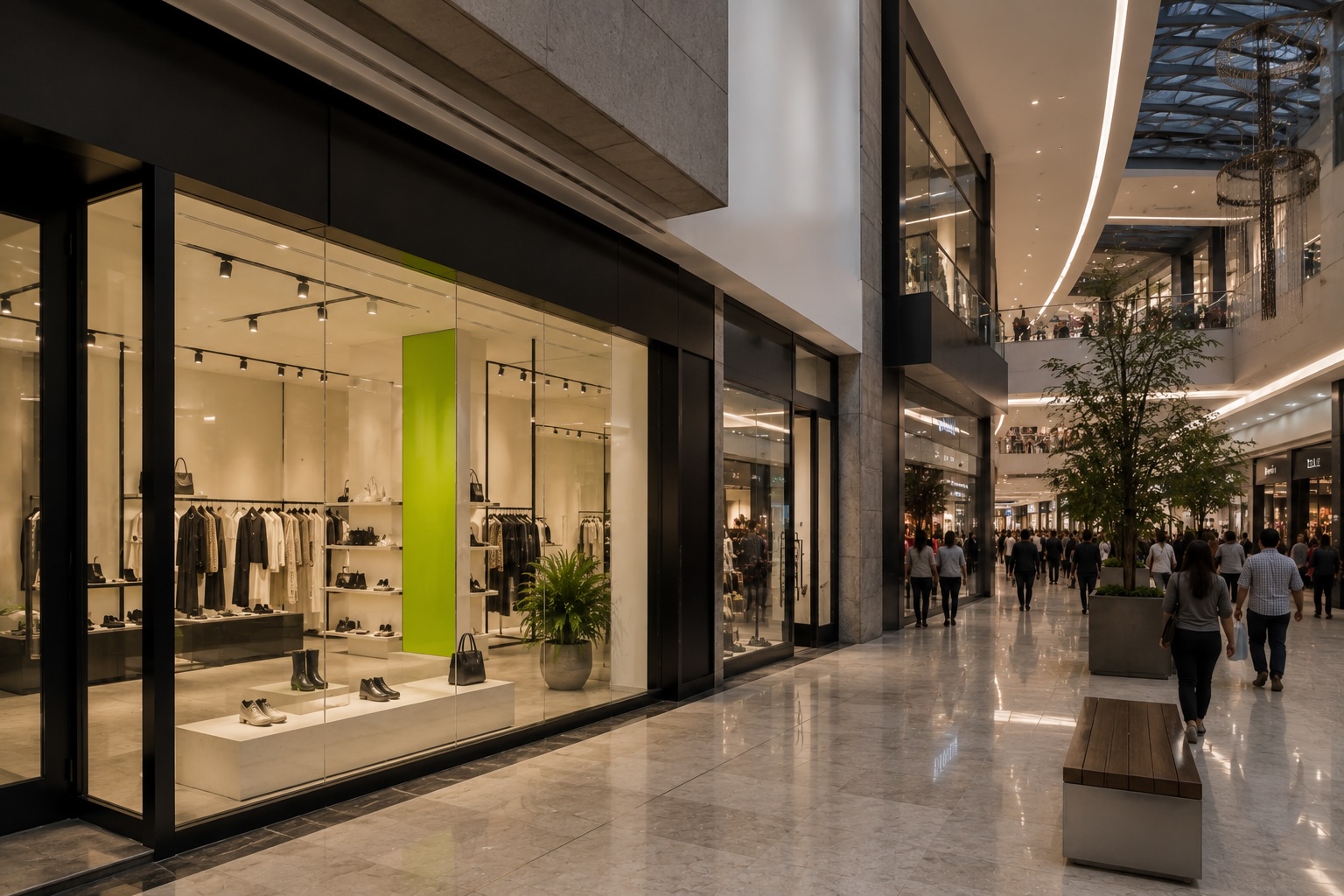 Zona comercial de Ciudad de Guatemala con tránsito peatonal y locales activos